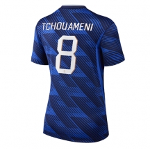 Frankrike Aurelien Tchouameni #8 Replika Hjemmedrakt Dame VM 2026 Kortermet