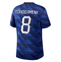 Frankrike Aurelien Tchouameni #8 Replika Hjemmedrakt VM 2026 Kortermet