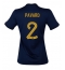 Frankrike Benjamin Pavard #2 Replika Hjemmedrakt Dame VM 2022 Kortermet