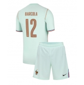 Frankrike Bradley Barcola #12 Replika Bortedrakt Barn VM 2026 Kortermet (+ bukser)