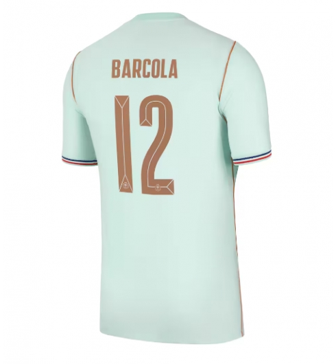 Frankrike Bradley Barcola #12 Replika Bortedrakt VM 2026 Kortermet Frankrike Bradley Barcola #12 Replika Bortedrakt VM 2026 Kortermet