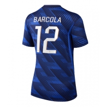 Frankrike Bradley Barcola #12 Replika Hjemmedrakt Dame VM 2026 Kortermet