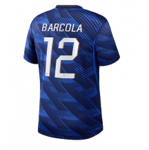 Frankrike Bradley Barcola #12 Replika Hjemmedrakt VM 2026 Kortermet
