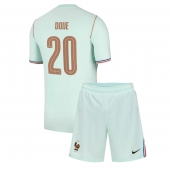 Frankrike Desire Doue #20 Replika Bortedrakt Barn VM 2026 Kortermet (+ bukser)