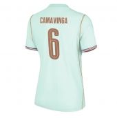 Frankrike Eduardo Camavinga #6 Replika Bortedrakt Dame VM 2026 Kortermet