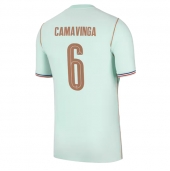 Frankrike Eduardo Camavinga #6 Replika Bortedrakt VM 2026 Kortermet
