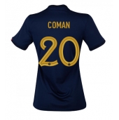 Frankrike Kingsley Coman #20 Replika Hjemmedrakt Dame VM 2022 Kortermet