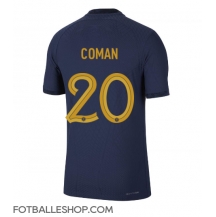 Frankrike Kingsley Coman #20 Replika Hjemmedrakt VM 2022 Kortermet