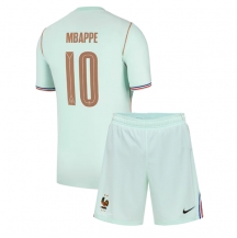 Frankrike Kylian Mbappe #10 Replika Bortedrakt Barn VM 2026 Kortermet (+ bukser)