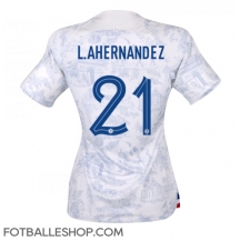 Frankrike Lucas Hernandez #21 Replika Bortedrakt Dame VM 2022 Kortermet