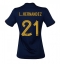 Frankrike Lucas Hernandez #21 Replika Hjemmedrakt Dame VM 2022 Kortermet