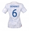 Frankrike Matteo Guendouzi #6 Replika Bortedrakt Dame VM 2022 Kortermet
