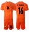 Frankrike Mike Maignan #16 Keeper Replika Bortedrakt Barn EM 2024 Kortermet (+ bukser)
