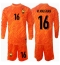 Frankrike Mike Maignan #16 Keeper Replika Bortedrakt Barn EM 2024 Langermet (+ bukser)