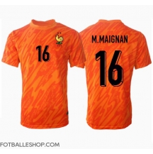 Frankrike Mike Maignan #16 Keeper Replika Bortedrakt EM 2024 Kortermet