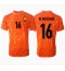 Frankrike Mike Maignan #16 Keeper Replika Bortedrakt EM 2024 Kortermet