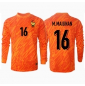 Frankrike Mike Maignan #16 Keeper Replika Bortedrakt EM 2024 Langermet