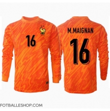 Frankrike Mike Maignan #16 Keeper Replika Bortedrakt EM 2024 Langermet