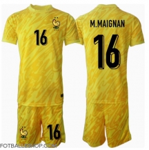 Frankrike Mike Maignan #16 Keeper Replika Hjemmedrakt Barn EM 2024 Kortermet (+ bukser)