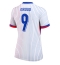 Frankrike Olivier Giroud #9 Replika Bortedrakt Dame EM 2024 Kortermet