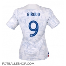Frankrike Olivier Giroud #9 Replika Bortedrakt Dame VM 2022 Kortermet