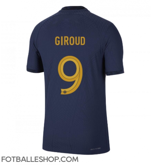 Frankrike Olivier Giroud #9 Replika Hjemmedrakt VM 2022 Kortermet