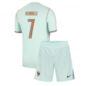 Frankrike Ousmane Dembele #7 Replika Bortedrakt Barn VM 2026 Kortermet (+ bukser)