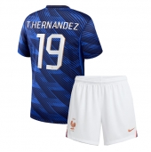 Frankrike Theo Hernandez #19 Replika Hjemmedrakt Barn VM 2026 Kortermet (+ bukser)