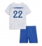 Frankrike Theo Hernandez #22 Replika Bortedrakt Barn VM 2022 Kortermet (+ bukser)