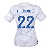 Frankrike Theo Hernandez #22 Replika Bortedrakt Dame VM 2022 Kortermet