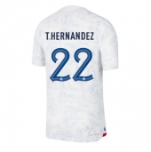 Frankrike Theo Hernandez #22 Replika Bortedrakt VM 2022 Kortermet
