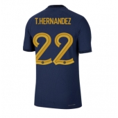 Frankrike Theo Hernandez #22 Replika Hjemmedrakt VM 2022 Kortermet