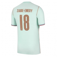 Frankrike Warren Zaire-Emery #18 Replika Bortedrakt VM 2026 Kortermet