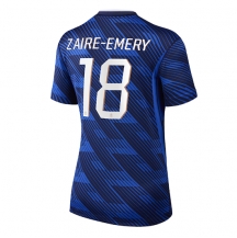Frankrike Warren Zaire-Emery #18 Replika Hjemmedrakt Dame VM 2026 Kortermet