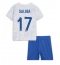 Frankrike William Saliba #17 Replika Bortedrakt Barn VM 2022 Kortermet (+ bukser)