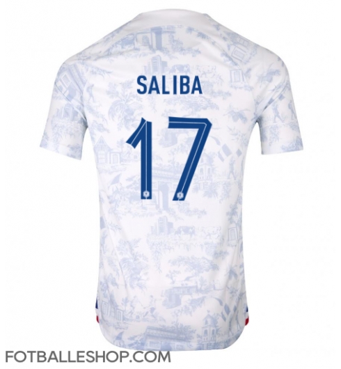 Frankrike William Saliba #17 Replika Bortedrakt VM 2022 Kortermet