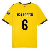 Girona Donny van de Beek #6 Replika Bortedrakt 2025-26 Kortermet