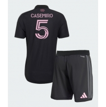 Inter Miami Casemiro #5 Replika Bortedrakt Barn 2026-27 Kortermet (+ bukser)