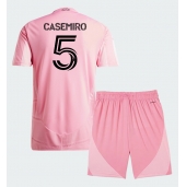 Inter Miami Casemiro #5 Replika Hjemmedrakt Barn 2026-27 Kortermet (+ bukser)