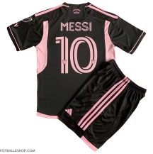 Inter Miami Lionel Messi #10 Replika Bortedrakt Barn 2023-24 Kortermet (+ bukser)