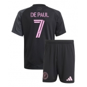 Inter Miami Rodrigo De Paul #7 Replika Bortedrakt Barn 2025-26 Kortermet (+ bukser)