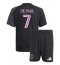Inter Miami Rodrigo De Paul #7 Replika Bortedrakt Barn 2025-26 Kortermet (+ bukser)