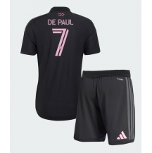 Inter Miami Rodrigo De Paul #7 Replika Bortedrakt Barn 2026-27 Kortermet (+ bukser)