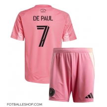 Inter Miami Rodrigo De Paul #7 Replika Hjemmedrakt Barn 2025-26 Kortermet (+ bukser)