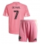 Inter Miami Rodrigo De Paul #7 Replika Hjemmedrakt Barn 2025-26 Kortermet (+ bukser)