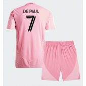 Inter Miami Rodrigo De Paul #7 Replika Hjemmedrakt Barn 2026-27 Kortermet (+ bukser)