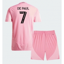 Inter Miami Rodrigo De Paul #7 Replika Hjemmedrakt Barn 2026-27 Kortermet (+ bukser)