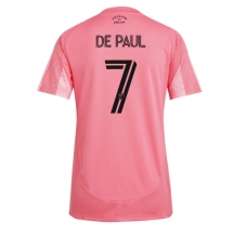 Inter Miami Rodrigo De Paul #7 Replika Hjemmedrakt Dame 2025-26 Kortermet