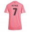 Inter Miami Rodrigo De Paul #7 Replika Hjemmedrakt Dame 2025-26 Kortermet