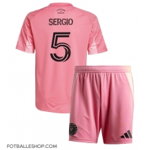 Inter Miami Sergio Busquets #5 Replika Hjemmedrakt Barn 2025-26 Kortermet (+ bukser)